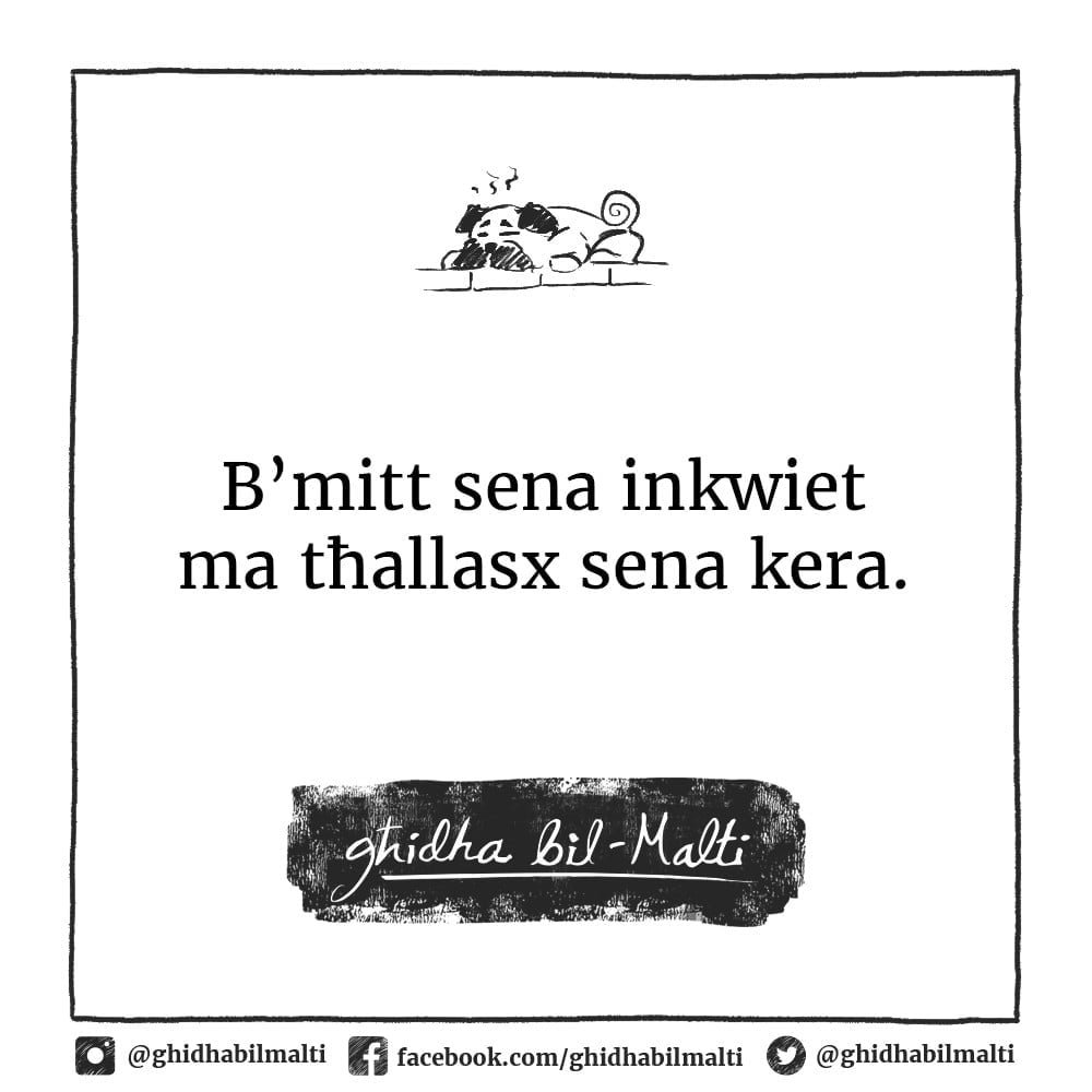 B’mitt sena inkwiet ma tħallasx sena kera