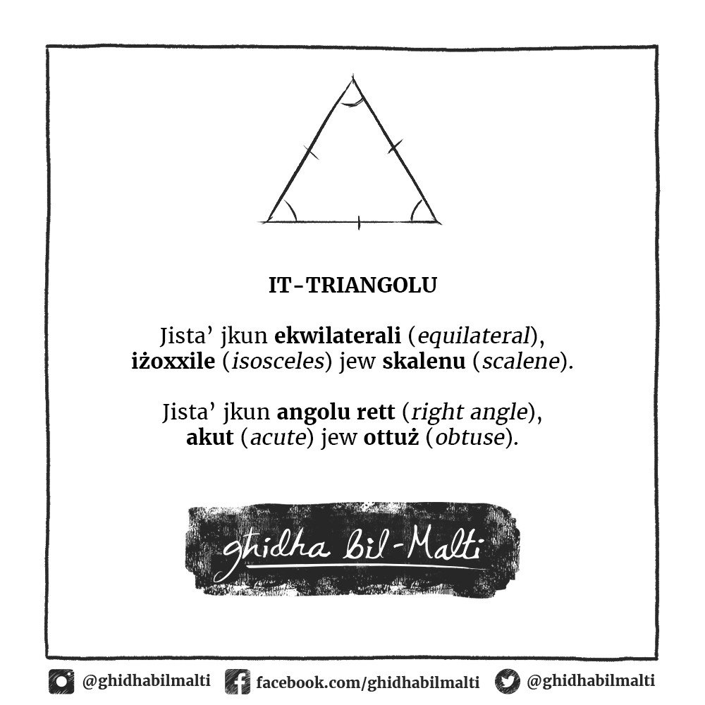 It-triangolu bil-Malti