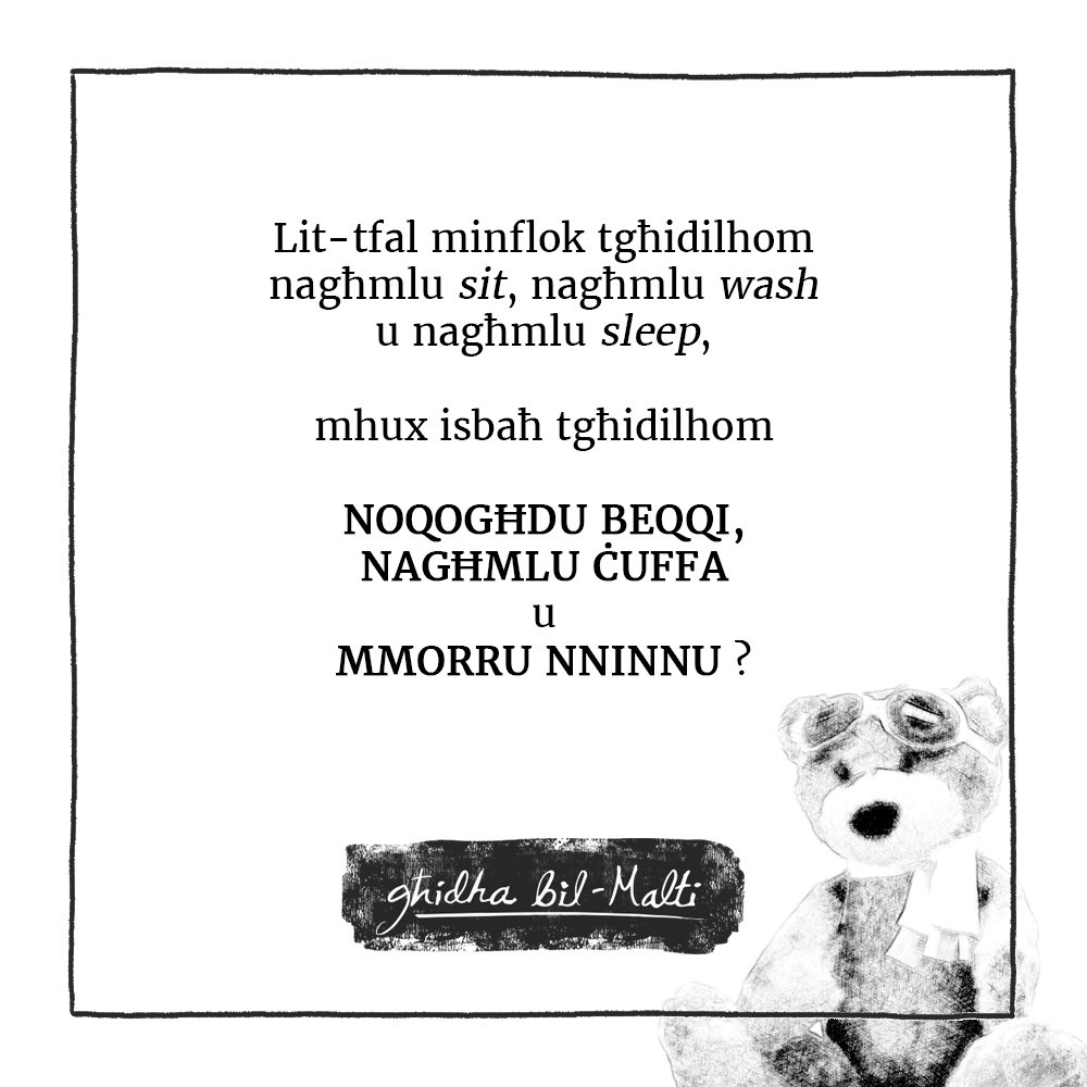 Kif qed tkellem lit-tfal?