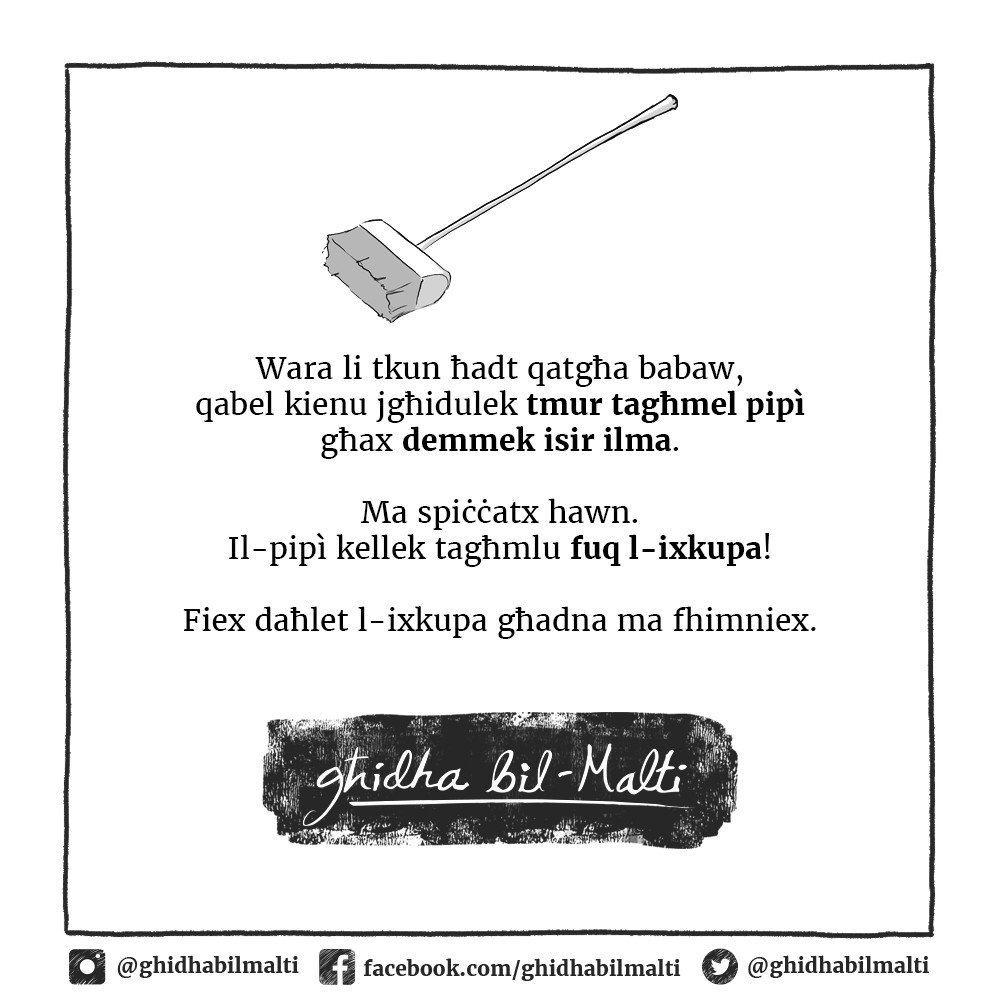 X’qatgħa ħadt!