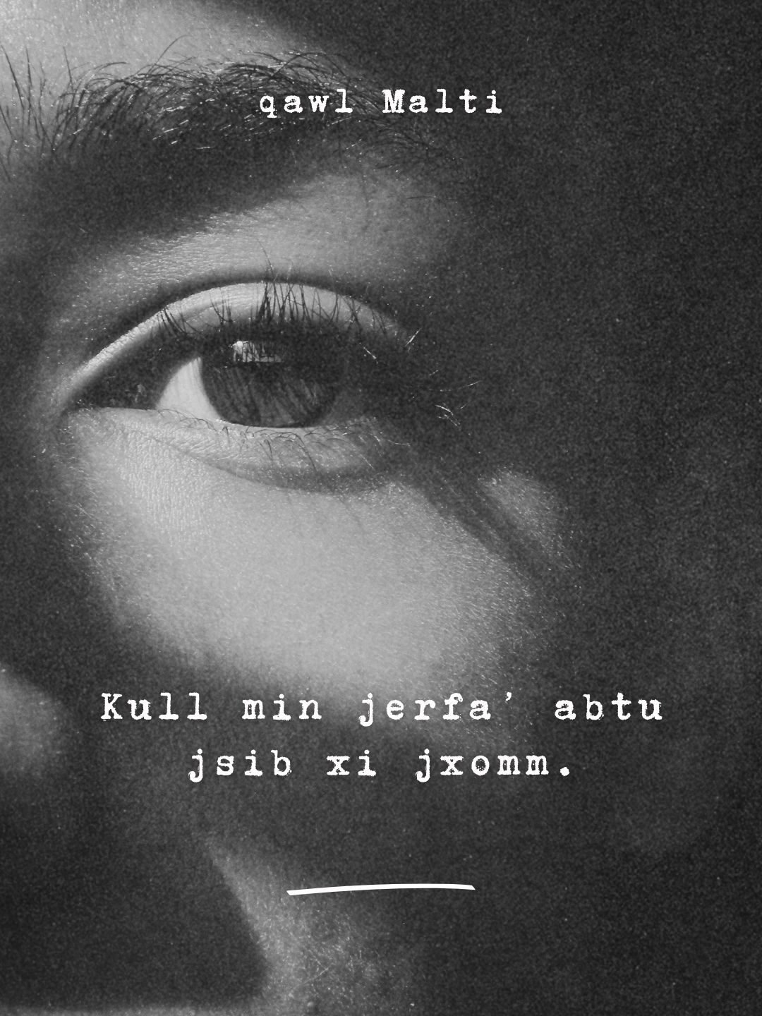 Kull min jerfa’ abtu jsib xi jxomm